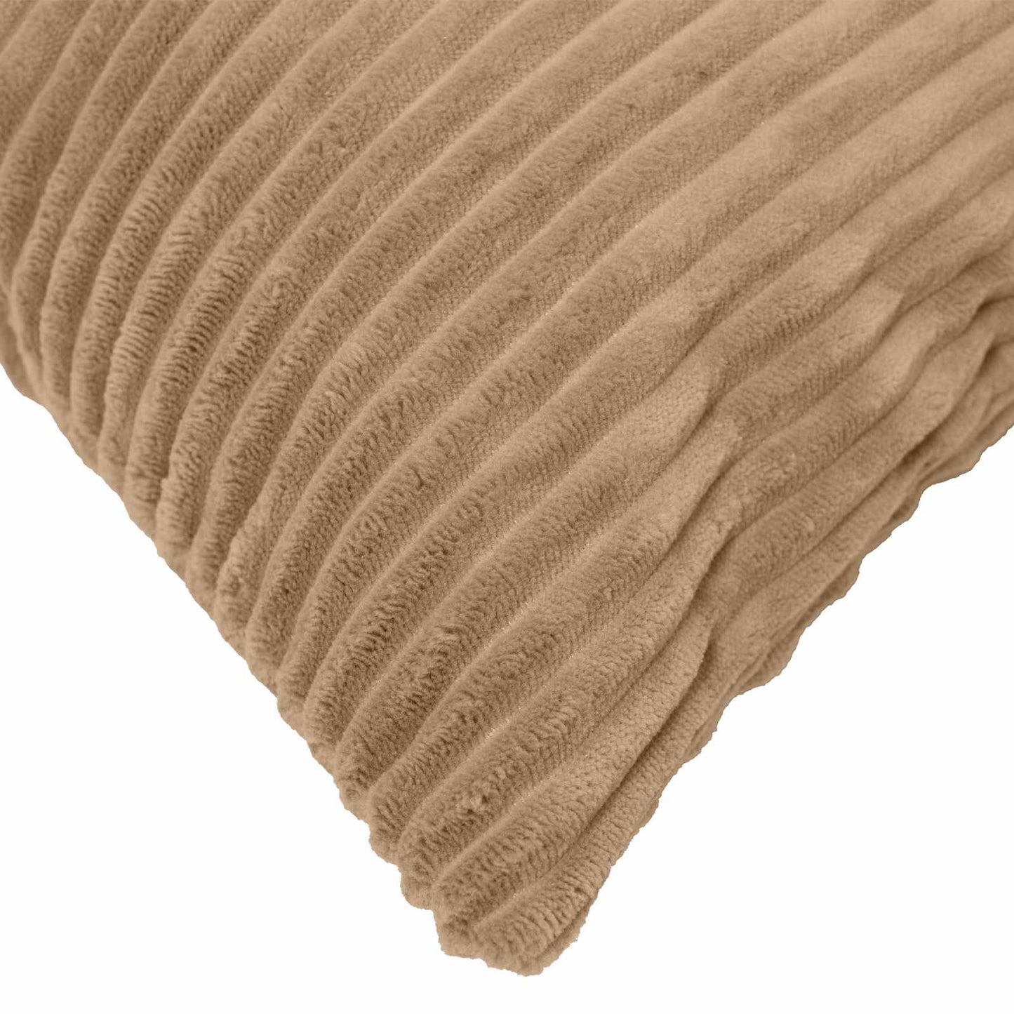 Cushion Cover 2 pcs HEERLEN Brown 70 x 70 cm Corduroy