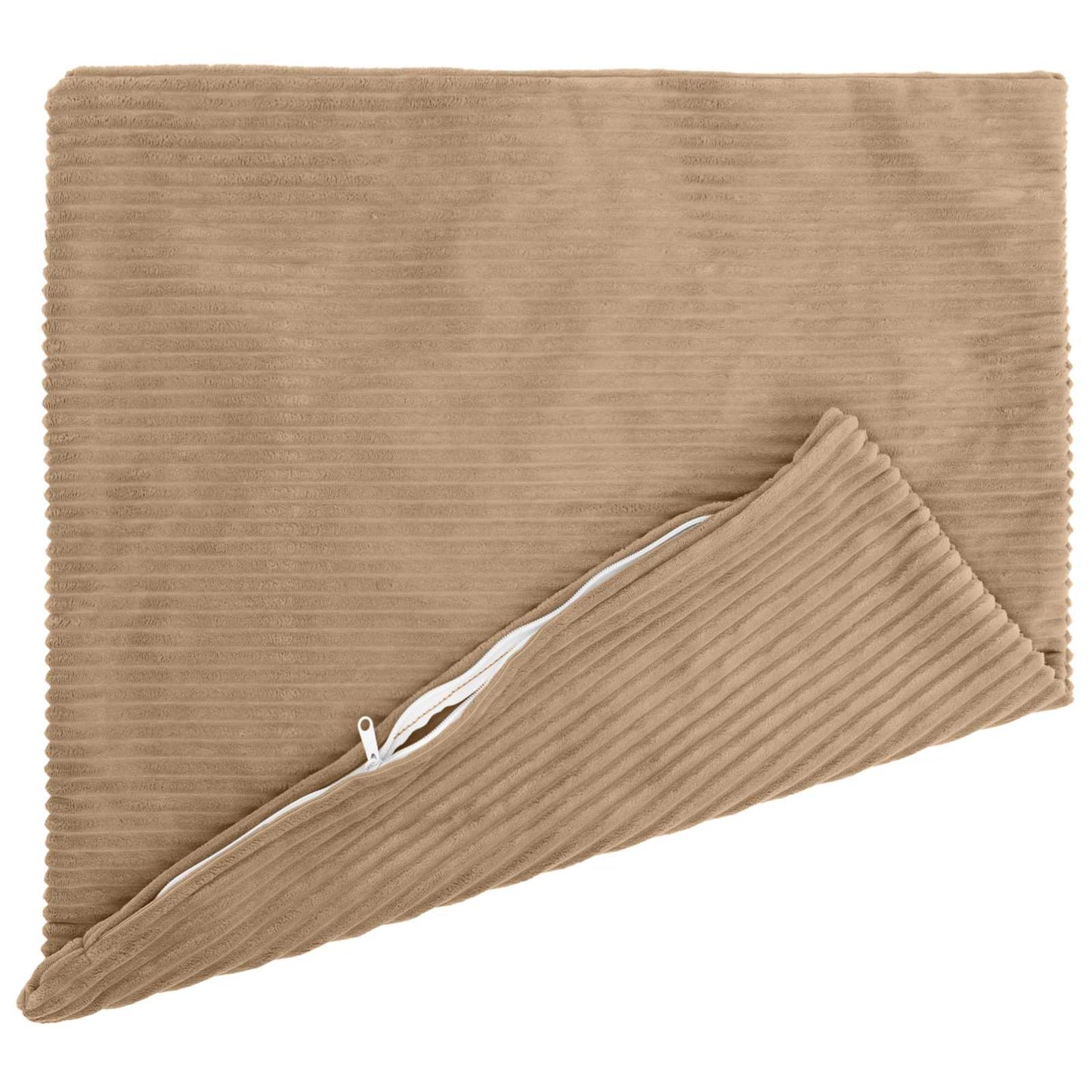 Cushion Cover 2 pcs HEERLEN Brown 70 x 70 cm Corduroy