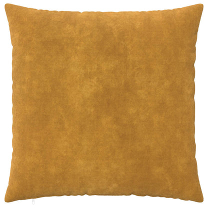 Cushion Cover 2 pcs HEERLEN Yellow 70 x 70 cm Microfiber Fleece