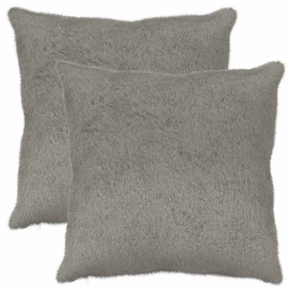 Cushion Cover 2 pcs HEERLEN Light Grey 70 x 70 cm