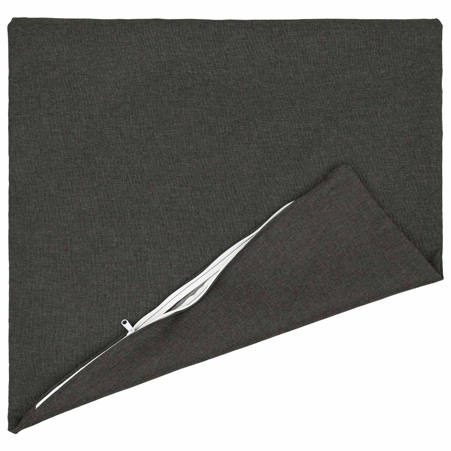 Cushion Cover 2 pcs HEERLEN Dark Grey 80 x 80 cm Fabric