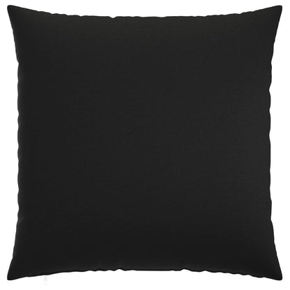 Cushion Cover 2 pcs HEERLEN Black 80 x 80 cm Fabric