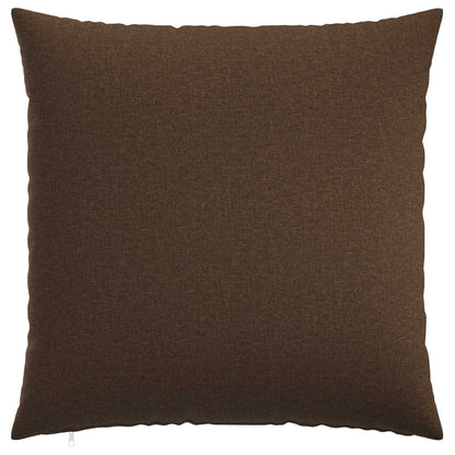 Cushion Cover 6 pcs HEERLEN Brown 80 x 80 cm Fabric