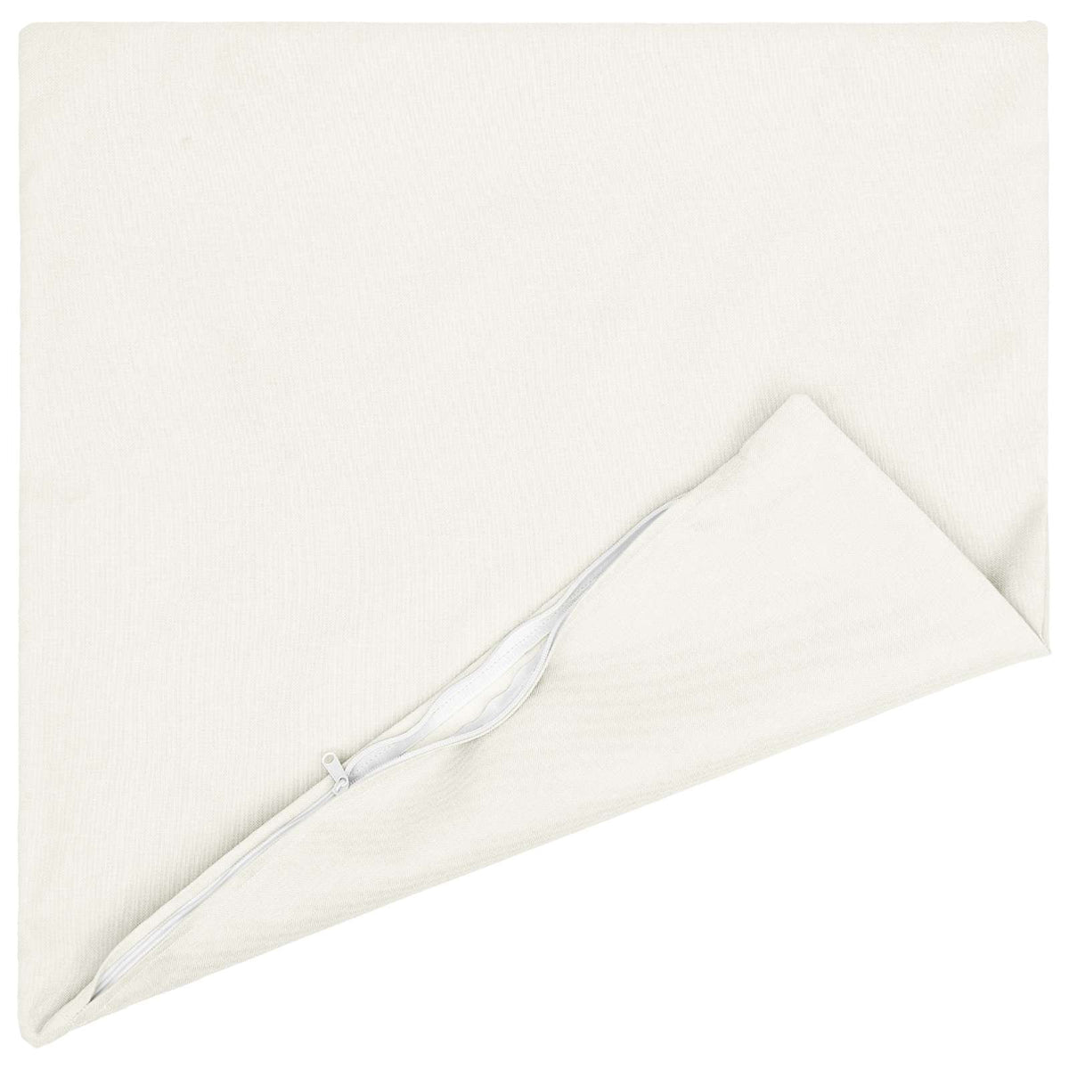 Cushion Cover 6 pcs HEERLEN White 80 x 80 cm Fabric