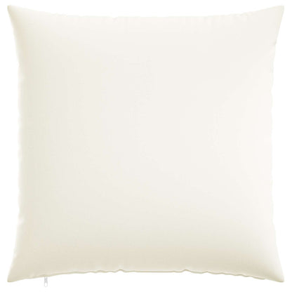 Cushion Cover 6 pcs HEERLEN White 80 x 80 cm Fabric