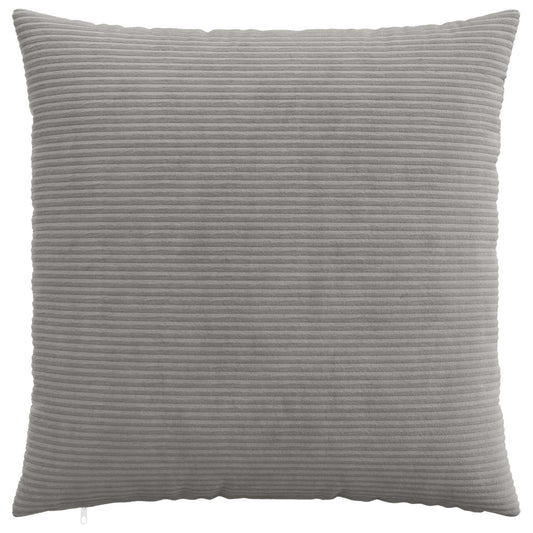 Cushion Cover 6 pcs HEERLEN Light Grey 80 x 80 cm Corduroy