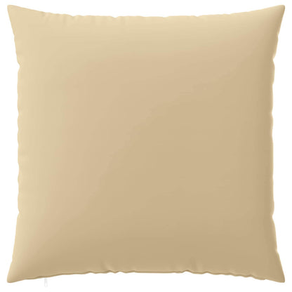 Cushion Cover 6 pcs HEERLEN Beige 80 x 80 cm Polyester