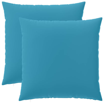 Cushion Cover 2 pcs HEERLEN Light Blue 80 x 80 cm Polyester