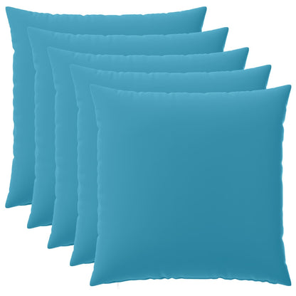 Cushion Cover 6 pcs HEERLEN Light Blue 80 x 80 cm Polyester