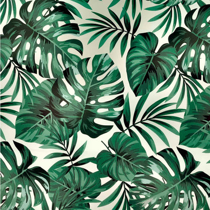 Cushion Cover 2 pcs HEERLEN Leaf Pattern 80 x 80 cm Polyester