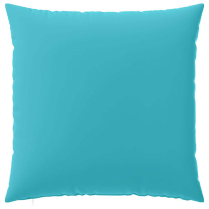 Cushion Cover 6 pcs HEERLEN Turquoise 80 x 80 cm Polyester
