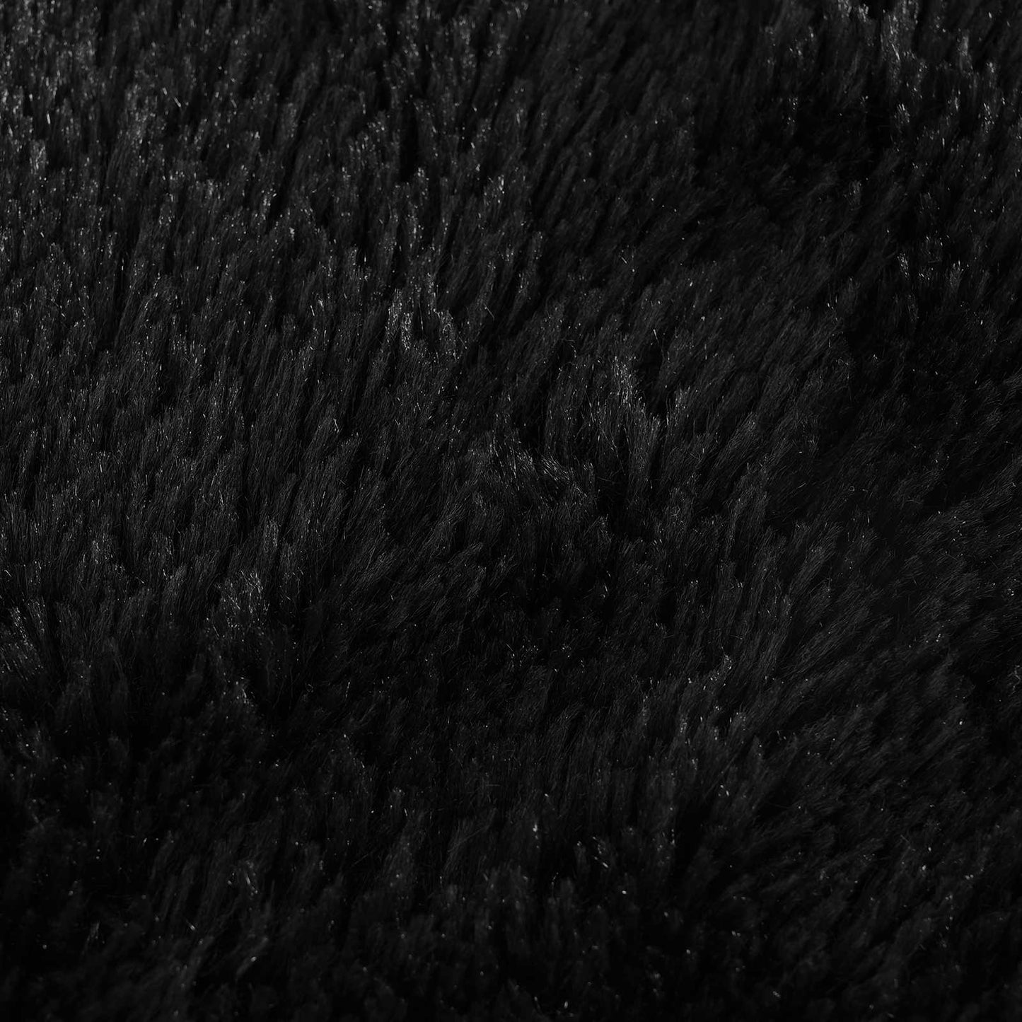 Cushion Cover 6 pcs HEERLEN Black 80 x 80 cm PV Fleece