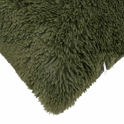 Cushion Cover 2 pcs HEERLEN Green 80 x 80 cm PV Fleece