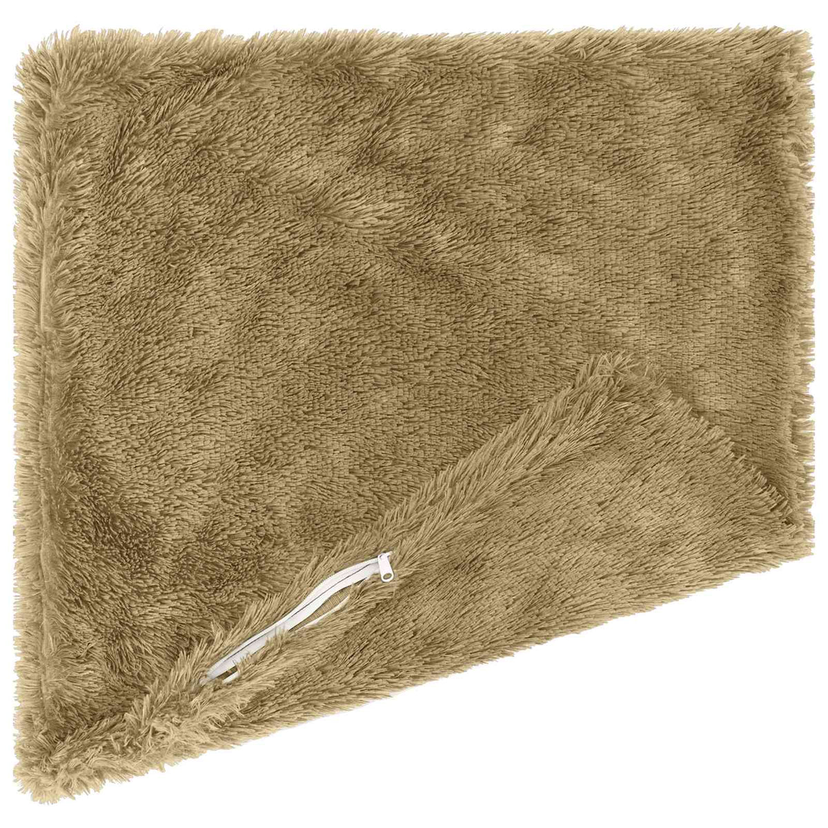 Cushion Cover 2 pcs HEERLEN Light Green 80 x 80 cm PV Fleece