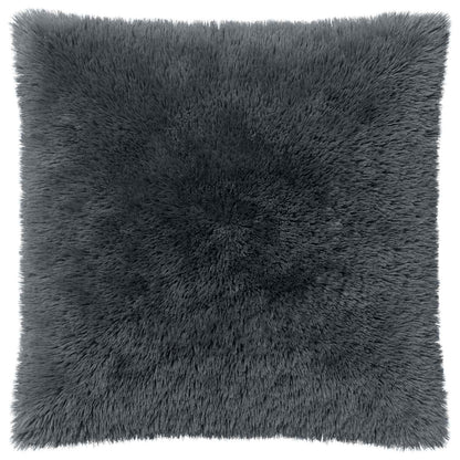 Cushion Cover 6 pcs HEERLEN Anthracite 80 x 80 cm PV Fleece