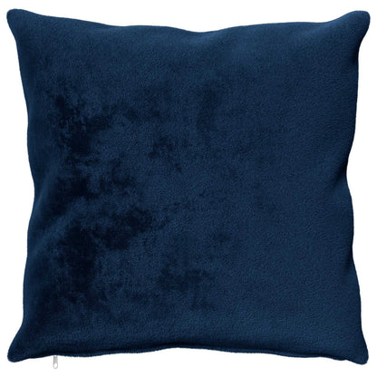 Cushion Cover 2 pcs HEERLEN Navy Blue 80 x 80 cm Flannel
