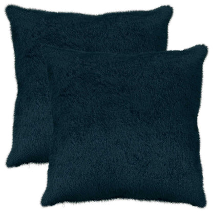 Cushion Cover 2 pcs HEERLEN Navy Blue 80 x 80 cm