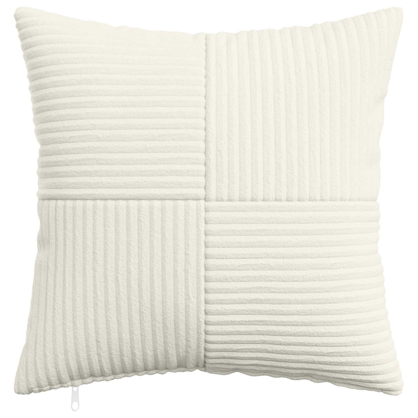 Cushion Cover 2 pcs ALMELO Cream 30 x 30 cm Corduroy