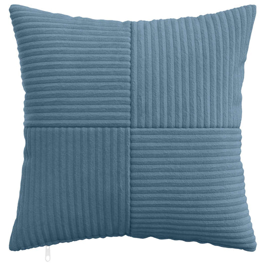 Cushion Cover 6 pcs ALMELO Blue 30 x 30 cm Corduroy