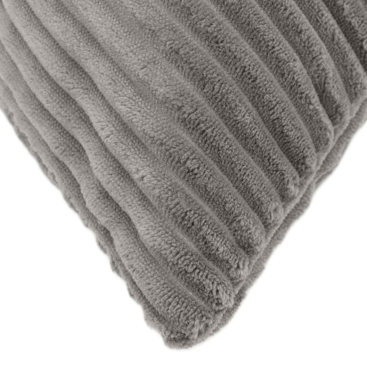 Cushion Cover 6 pcs ALMELO Light Grey 30 x 50 cm Corduroy