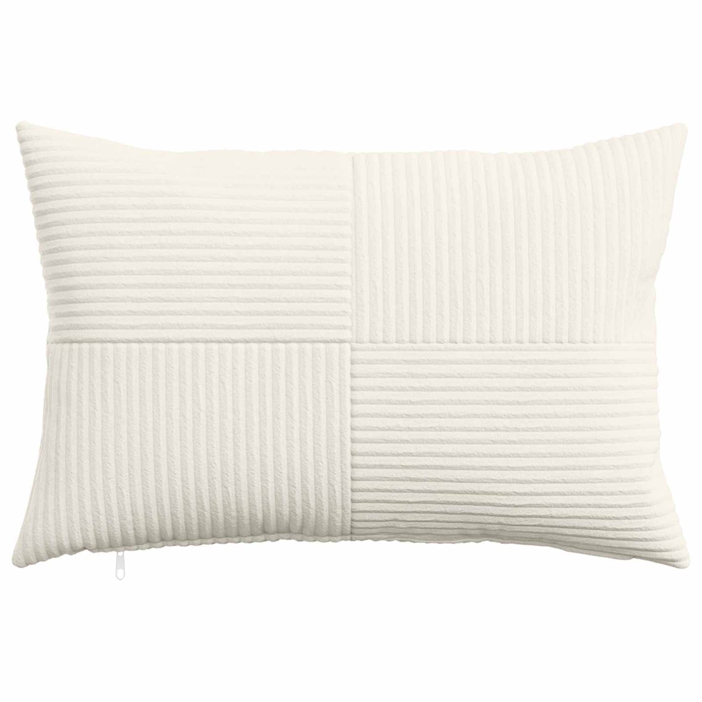 Cushion Cover 2 pcs ALMELO Cream 30 x 50 cm Corduroy