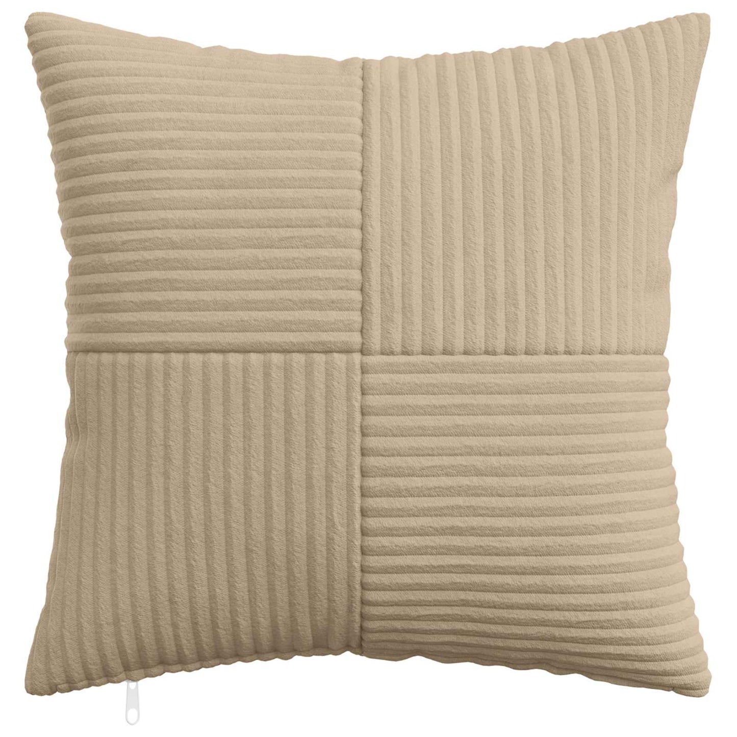 Cushion Cover 2 pcs ALMELO Taupe 35 x 35 cm Corduroy