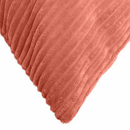 Cushion Cover 6 pcs ALMELO Red Orange 40 x 40 cm Corduroy
