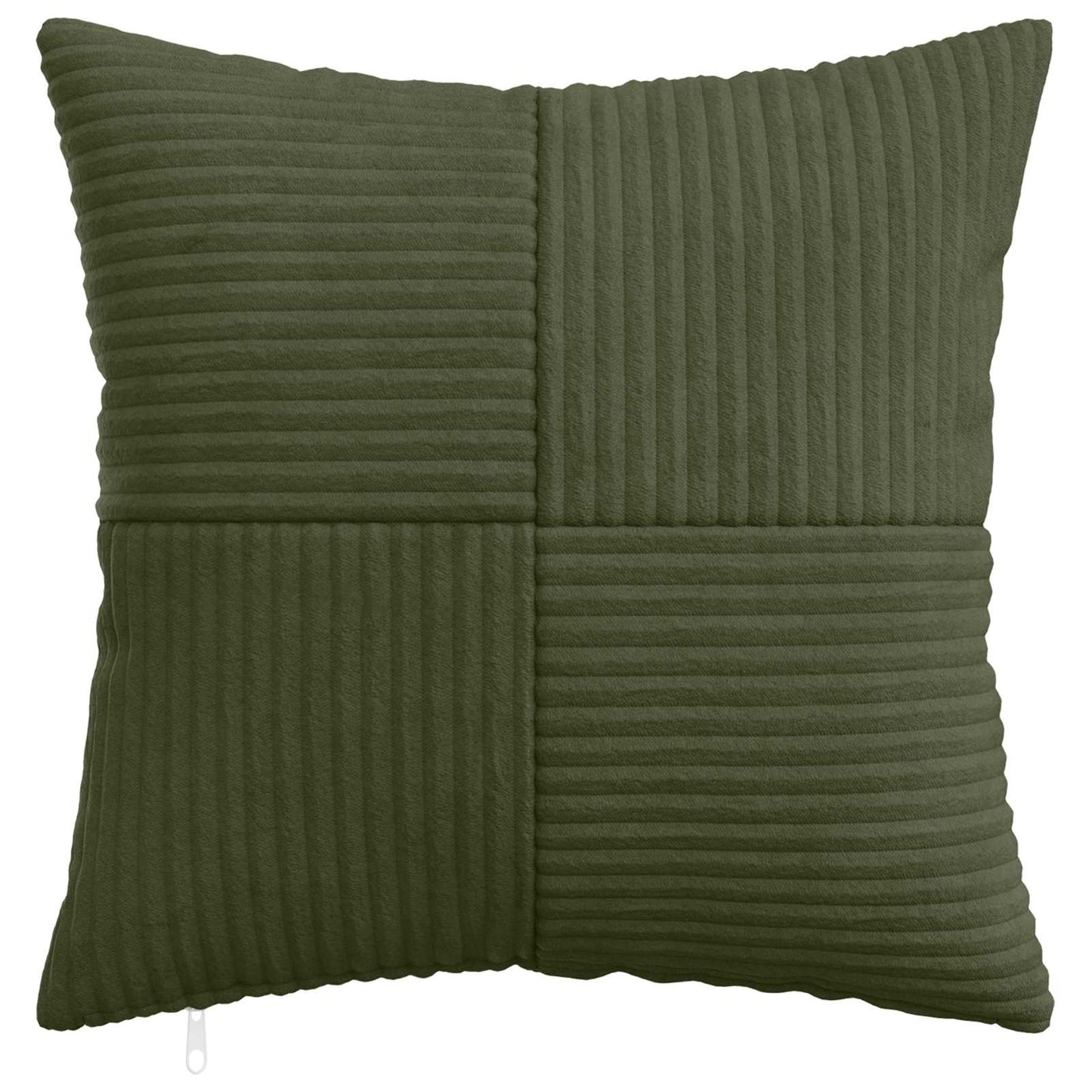Cushion Cover 6 pcs ALMELO Green 40 x 40 cm Corduroy
