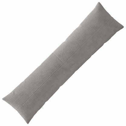 Cushion Cover ALMELO Light Grey 40 x 145 cm Corduroy