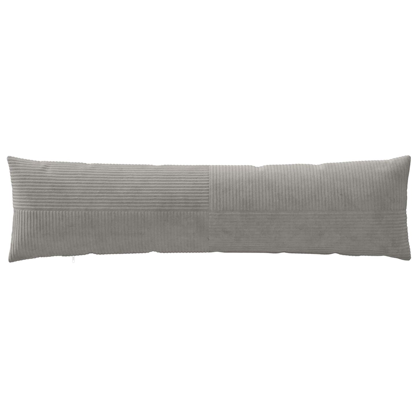 Cushion Cover ALMELO Light Grey 40 x 145 cm Corduroy