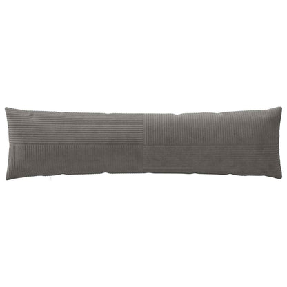 Cushion Cover ALMELO Dark Grey 40 x 145 cm Corduroy