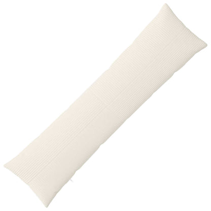 Cushion Cover ALMELO Cream 40 x 145 cm Corduroy