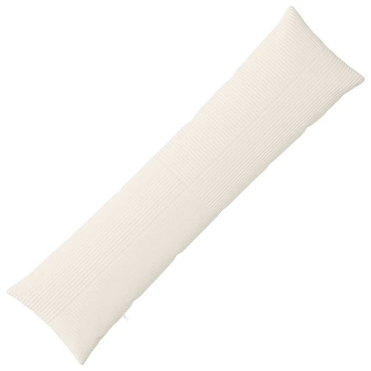 Cushion Cover ALMELO Cream 40 x 145 cm Corduroy