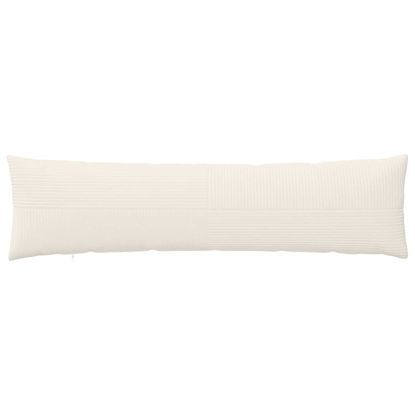 Cushion Cover ALMELO Cream 40 x 145 cm Corduroy