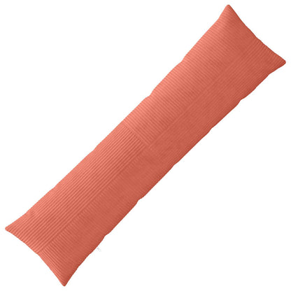 Cushion Cover ALMELO Red Orange 40 x 145 cm Corduroy