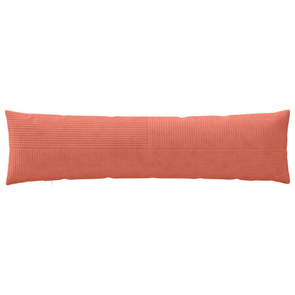 Cushion Cover ALMELO Red Orange 40 x 145 cm Corduroy