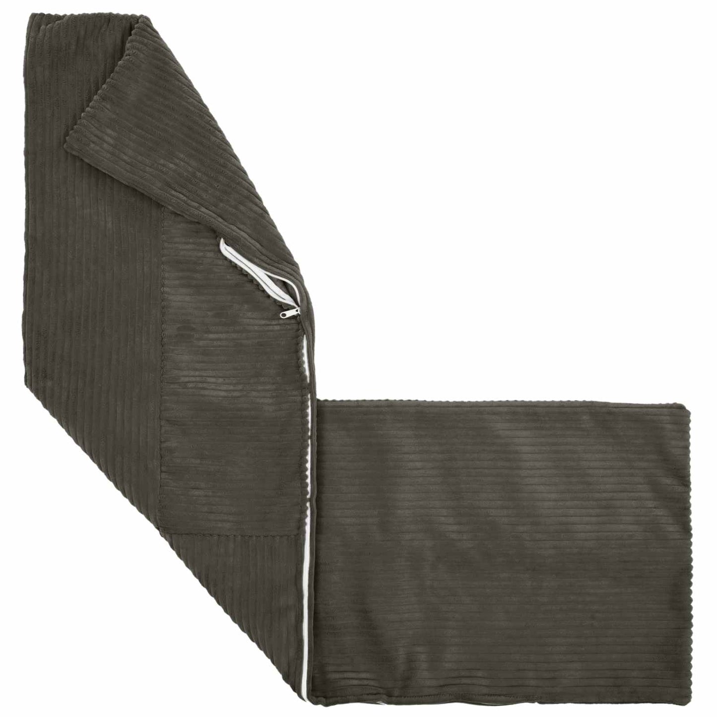 Cushion Cover ALMELO Anthracite 40 x 145 cm Corduroy