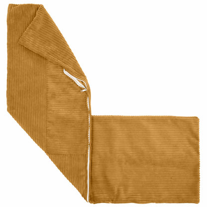 Cushion Cover ALMELO Yellow 40 x 145 cm Corduroy