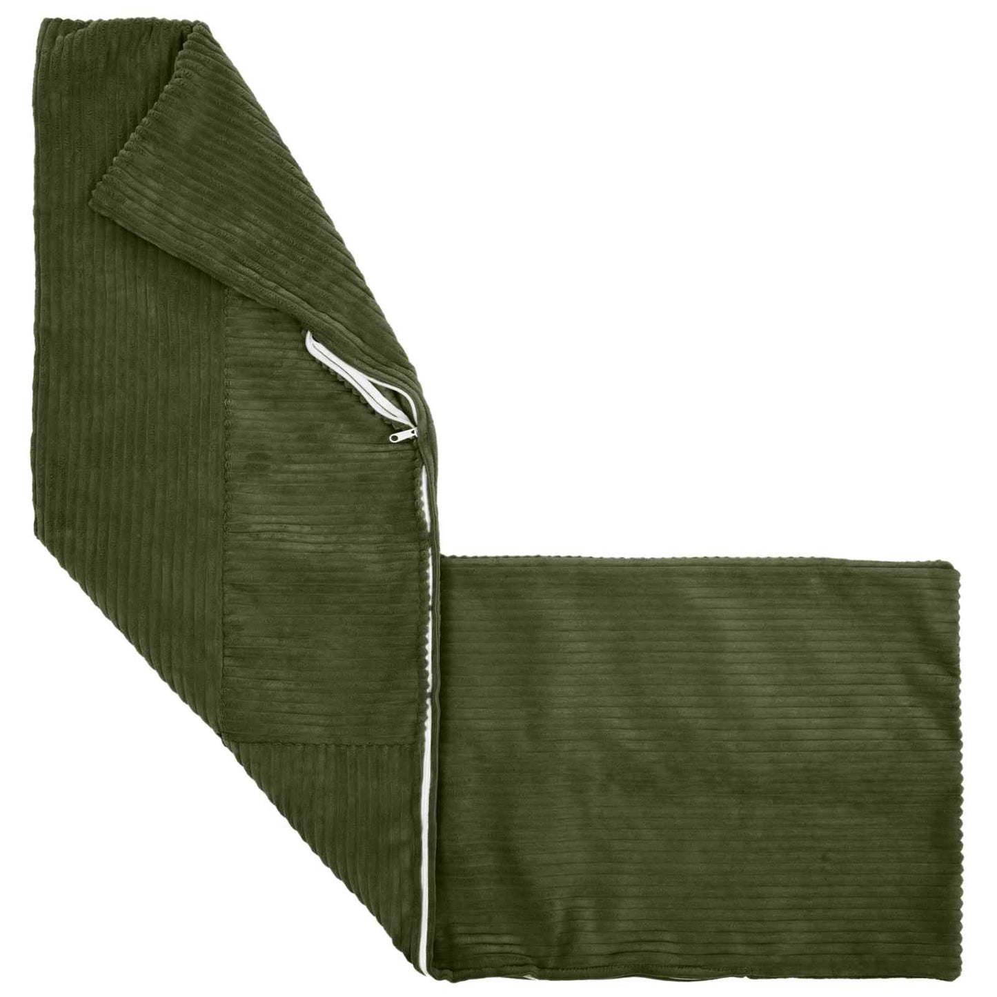 Cushion Cover ALMELO Green 40 x 145 cm Corduroy