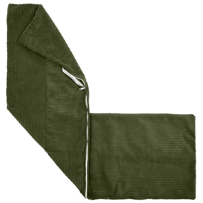 Cushion Cover ALMELO Green 40 x 145 cm Corduroy