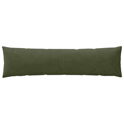 Cushion Cover ALMELO Green 40 x 145 cm Corduroy