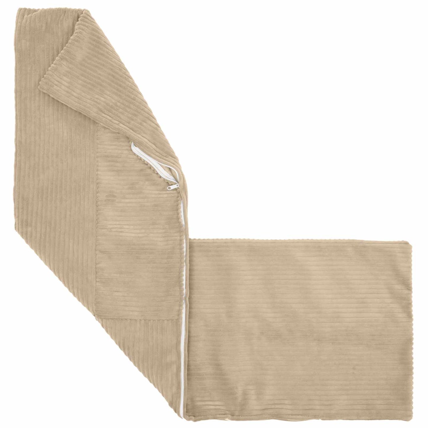 Cushion Cover ALMELO Taupe 40 x 145 cm Corduroy