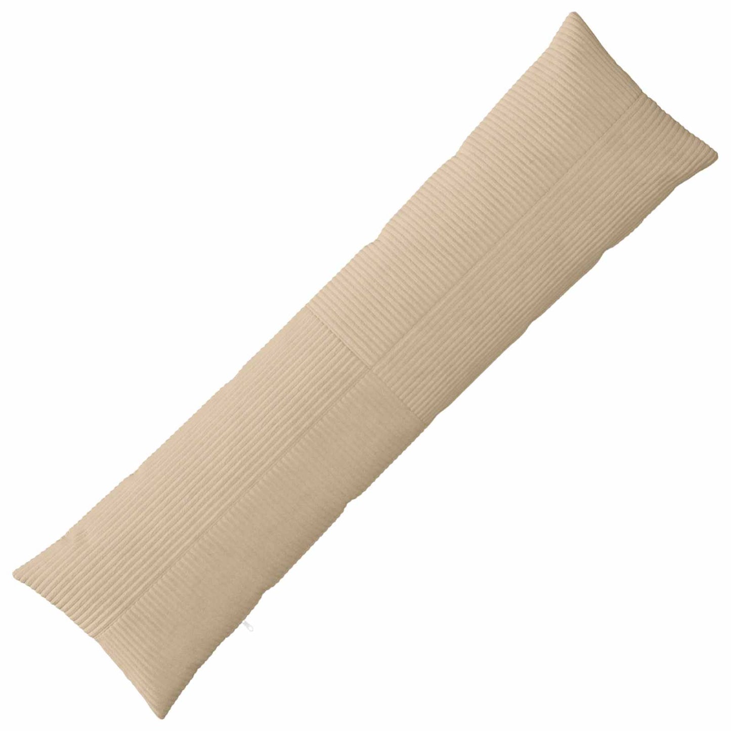 Cushion Cover ALMELO Taupe 40 x 145 cm Corduroy