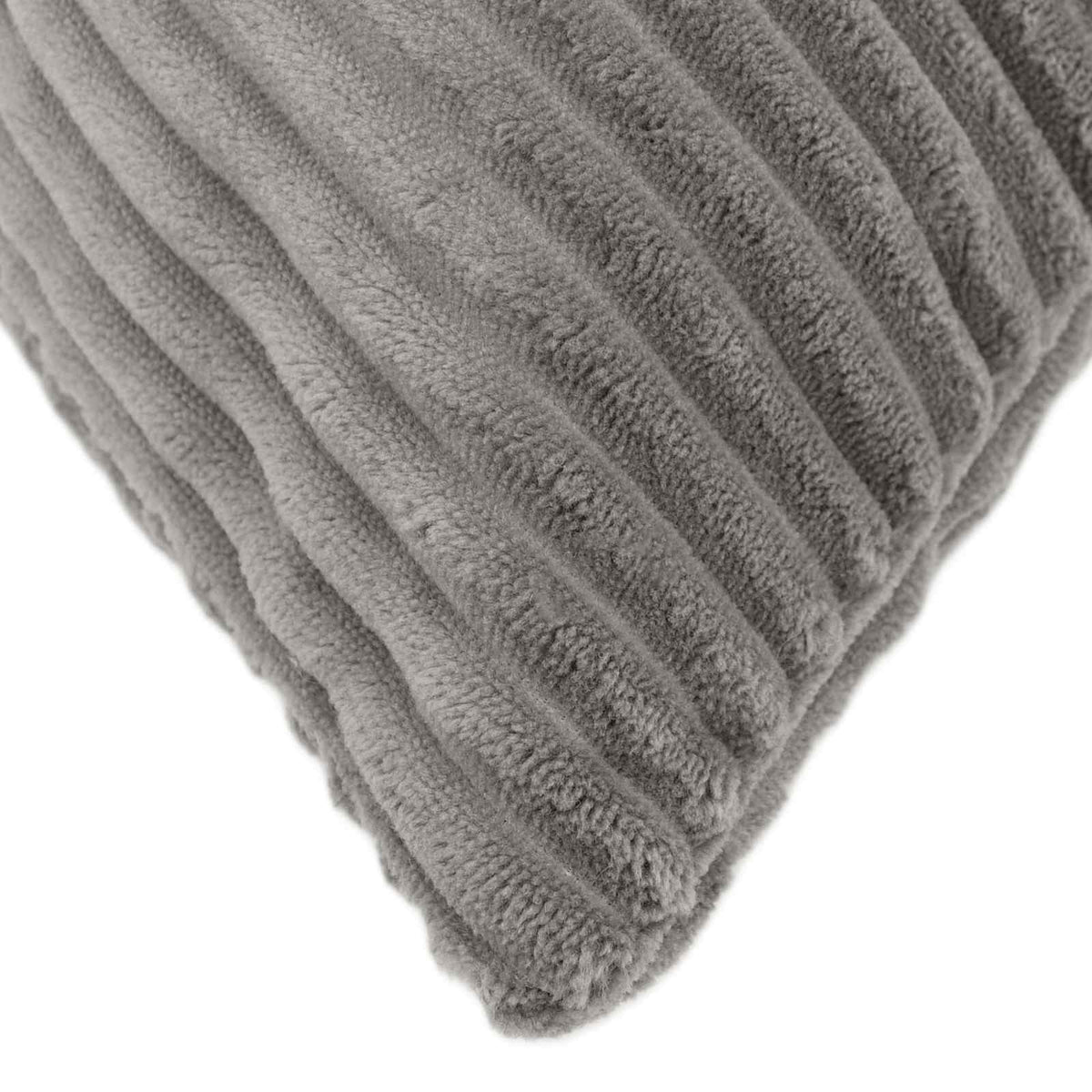 Cushion Cover 6 pcs ALMELO Light Grey 40 x 60 cm Corduroy