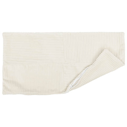Cushion Cover 6 pcs ALMELO Cream 40 x 60 cm Corduroy