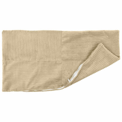 Cushion Cover 2 pcs ALMELO Grey Green 40 x 60 cm Corduroy
