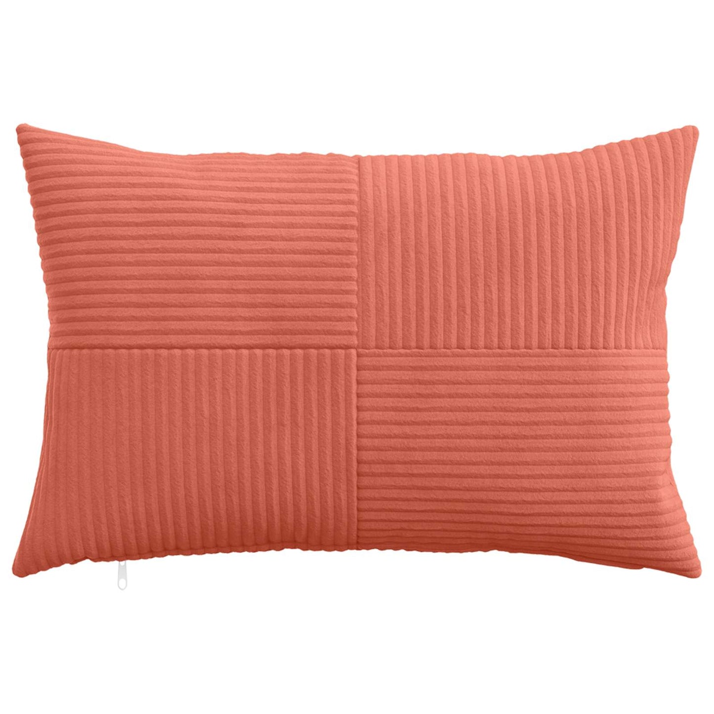 Cushion Cover 2 pcs ALMELO Red Orange 40 x 60 cm Corduroy