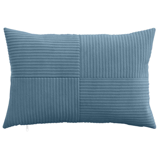 Cushion Cover 6 pcs ALMELO Blue 40 x 60 cm Corduroy