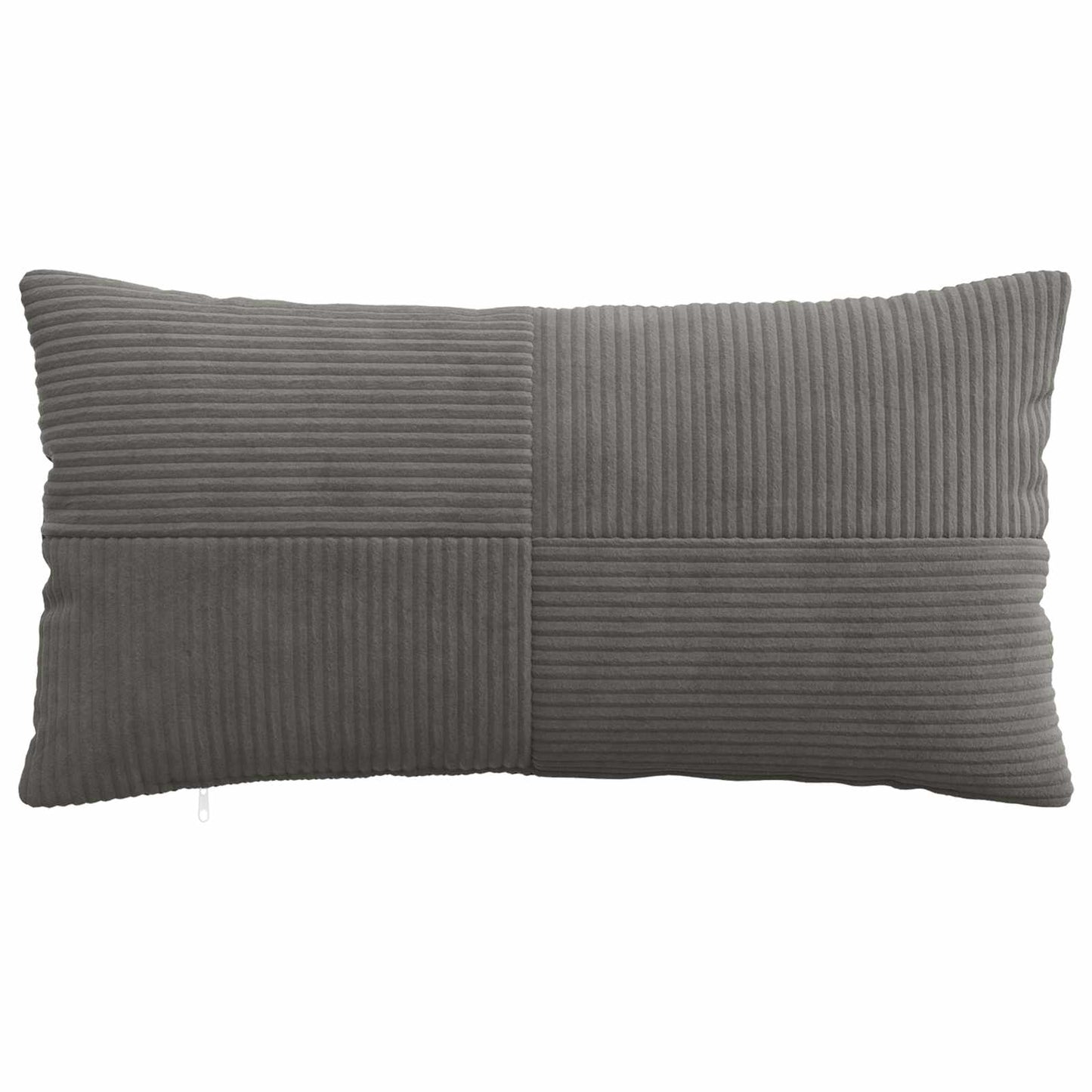 Cushion Cover 6 pcs ALMELO Dark Grey 40 x 70 cm Corduroy