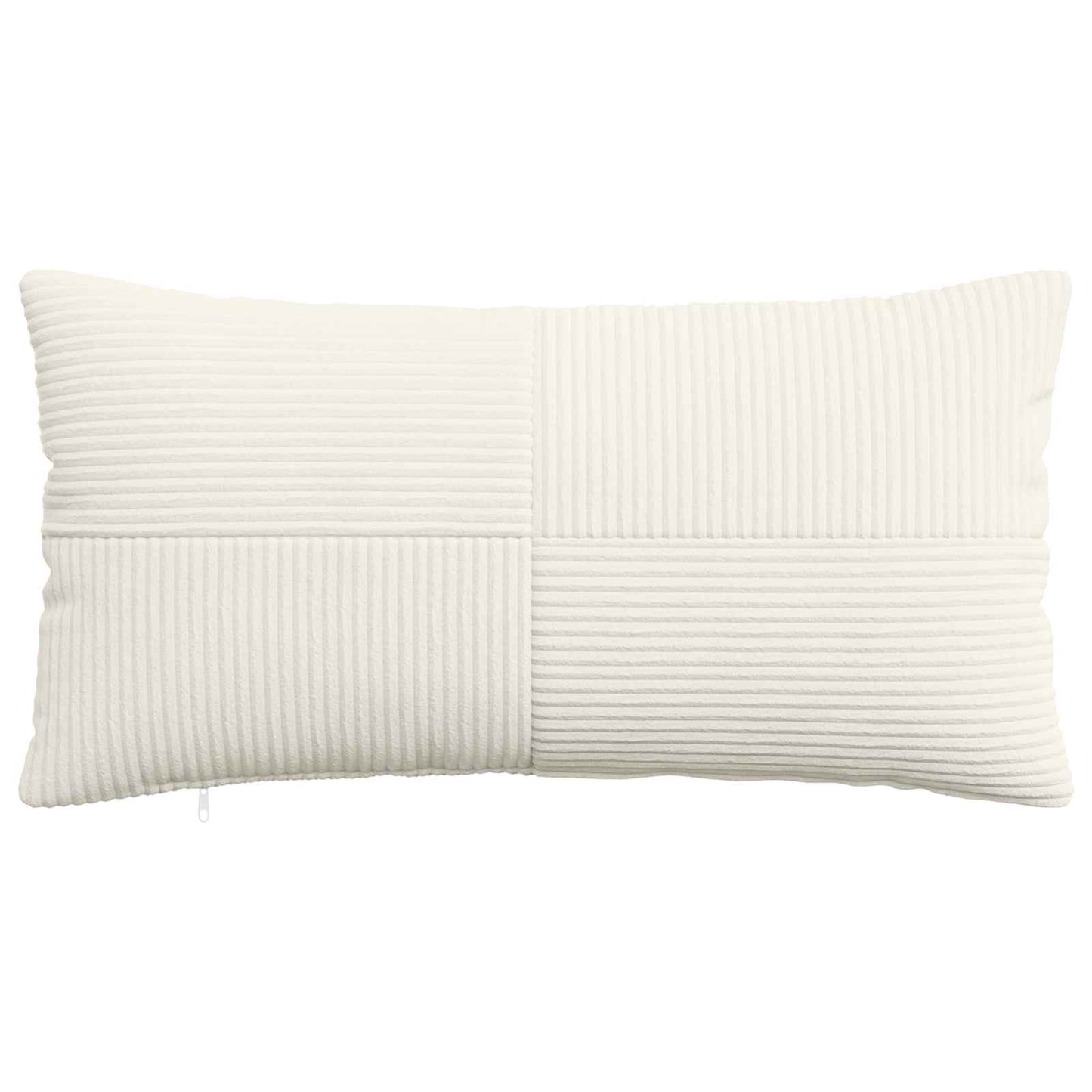 Cushion Cover 6 pcs ALMELO Cream 40 x 70 cm Corduroy